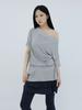 Eogeulliswedou Drape Band Off-Shoulder (Gray)