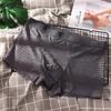 Men's Breathable Ice Silk Mesh Boxer Briefs - Mid-Waist, Comfortable Fit for All Ages