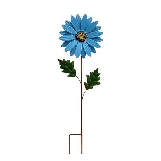 

Metal Sunflower Garden Stake Decorative Iron Sunflower Stake Outdoor Flower Yard Art Stake for Patio Lawn Pathway Flower Bed Decor синій