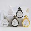 Eid Mubarak Moon Ramadan Decoration LED Lantern Plastic Handheld Moon Lantern Castle Lights Islamic Party Decoration