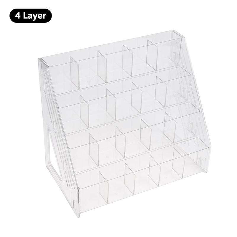 3/4/5 Layer Watercolor Pencil Storage Rack Desktop Large Capacity Partition Stationery Shop Storage Rack Marker Pen Storage Box