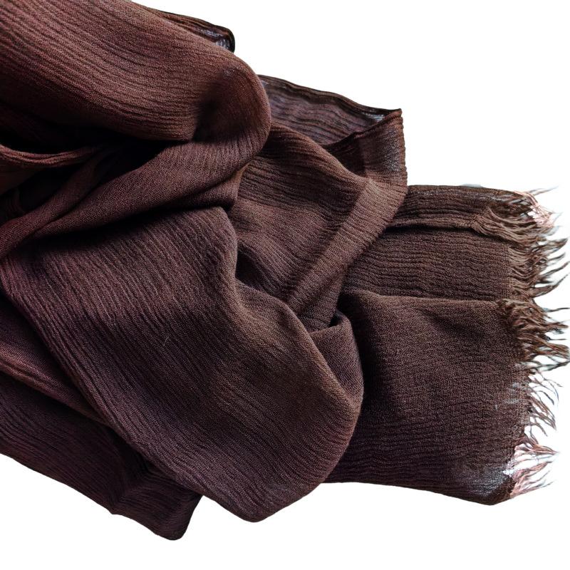 60 Color Cotton Crepe Shawl Headwraps Fashion Scarf Hijab For Women Veil Muslim Islam Hijab Cap Scarf For Muslim Shawl 200*90Cm