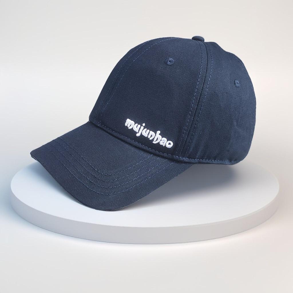 

Summer New Big Size 64cm Embroidery Baseball Cap for Men Women Extended Brim Sunshade Sun Hat Outdoors Tourism Duck Tongue Hat 60-64cm темно-синього кольору