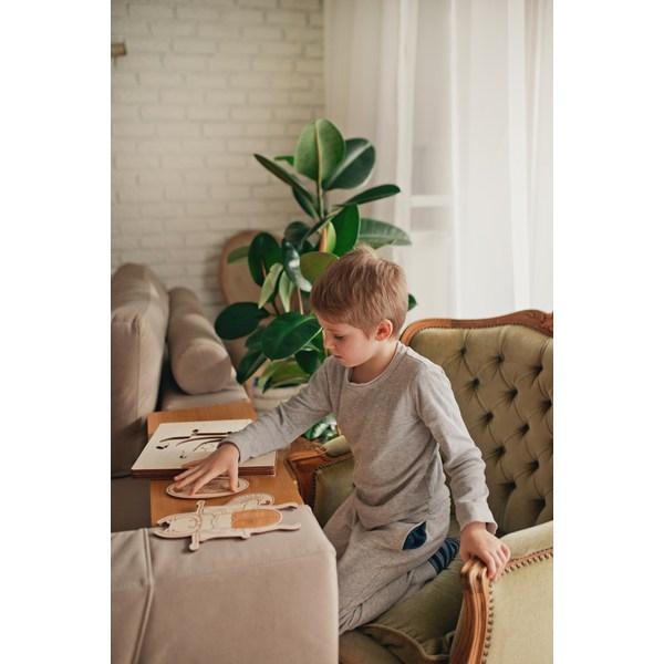 Stukapuka Montessori Deer Bug Puzzle, 1, Korea Nejlepší puzzle pro batolata