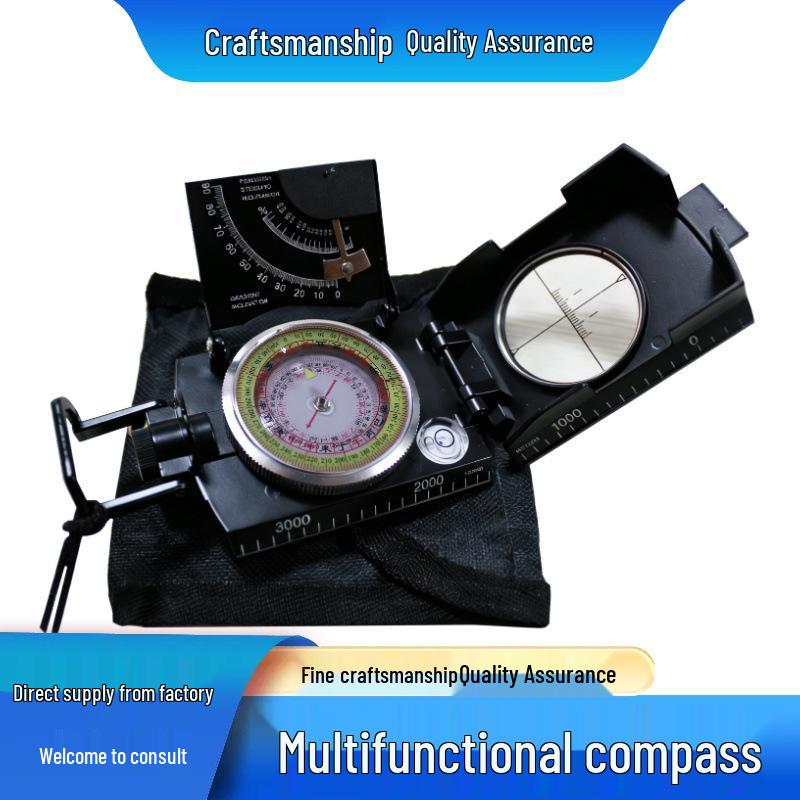 Foldable Luminous High-Precision Outdoor Multi-Functional Compass Compass