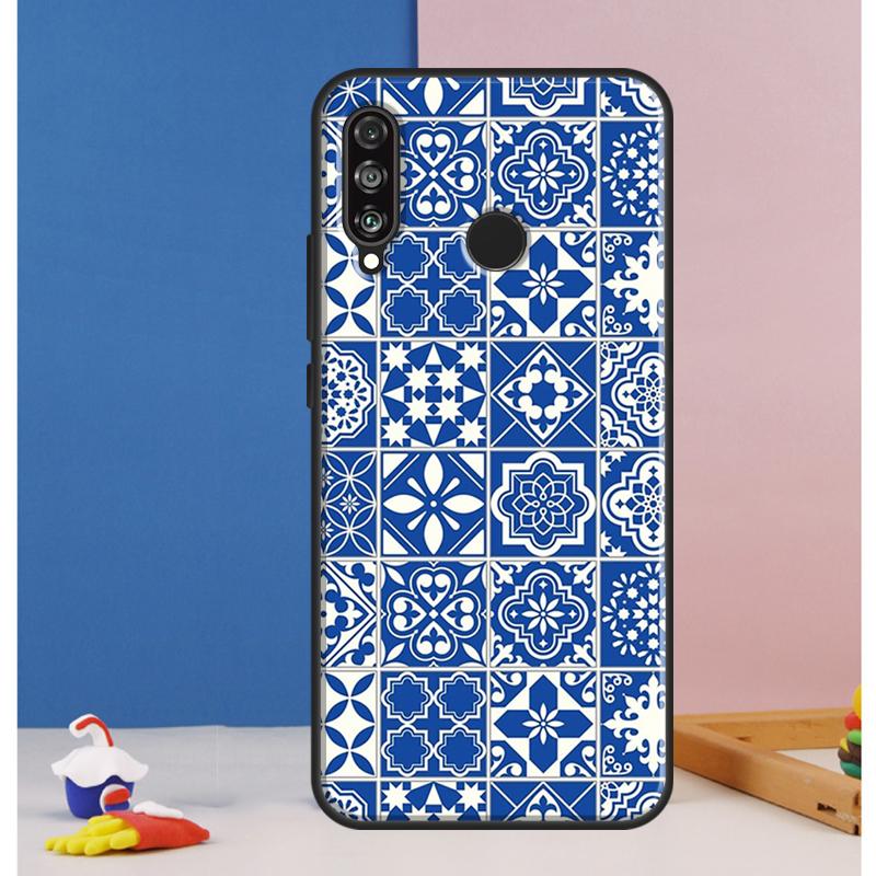 Moroccan Tile Case For Huawei Nova 12i 11i 8i 7i 12s Y73 Y70 Y90 Y60 Y72 Y61 Y91 9 10 SE P40 Lite P30 Pro