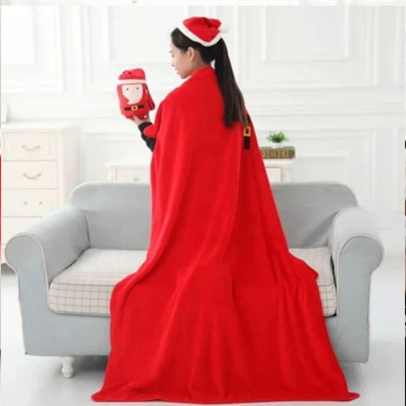 Snowman Plush Throw Blanket For Kids With Lightweight Fiber For Spring And Autumn Use