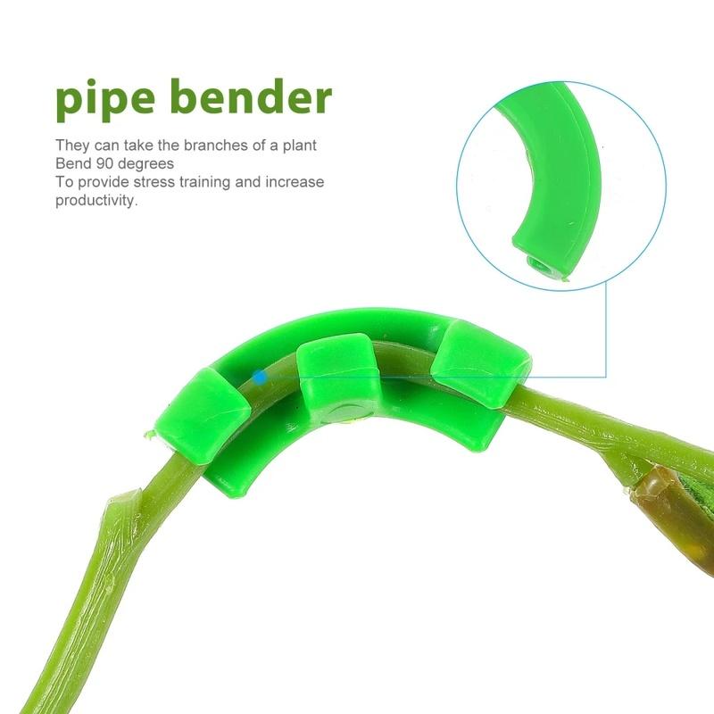10/20/30PCS 90 Degree Plant Bender for Low Stress Training Plant Training Curved Plant Holder PETG