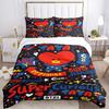 3pcs BT21 Tata Heart Bedding Set: Perfect for Bedroom or Guest Room. Soft and Comfortable with No Core Included yy251009219