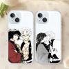 S-Sanemis G-Giyuus Phone Case For Iphone17 16 15 11 13 14 Pro Max 7 8 Plus X Xr Xs Max Se2020 12mini Transparent Cov