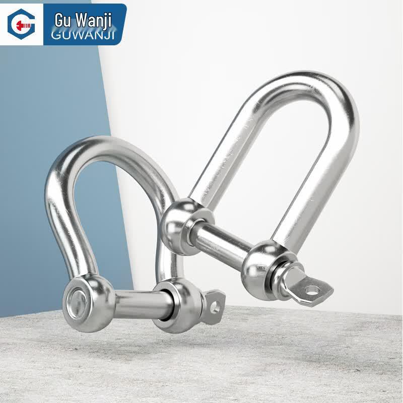 GUWANJI 304 Stainless Steel D-Shackle M12