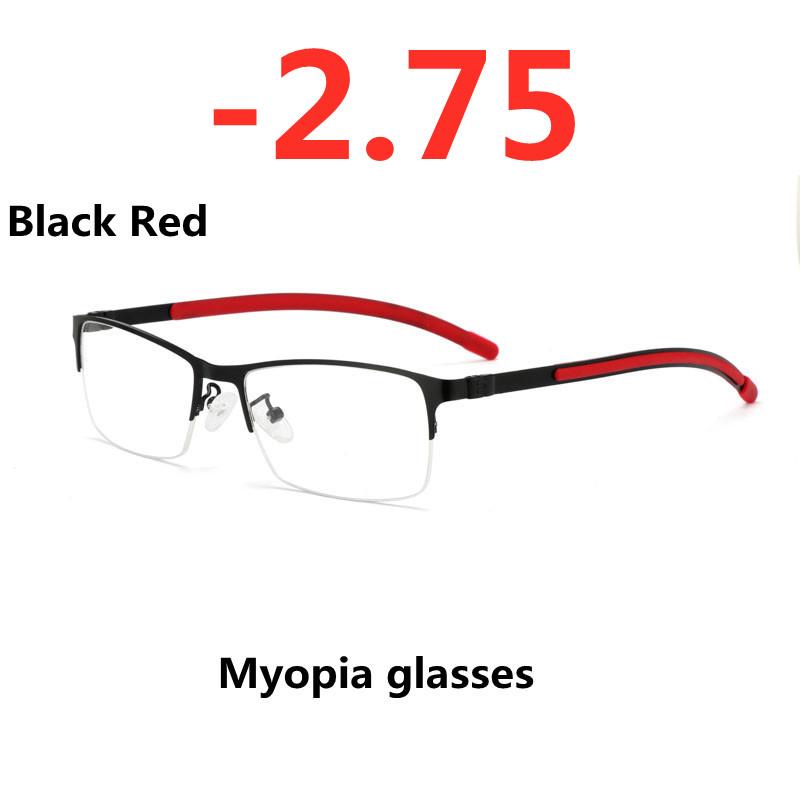 Ochelari pentru miopie anti-lumină albastră Ramă Femei Bărbați Metal Student Finisat Ochelari miop -0,5 -1 -1,5 -2 -2,5 -3 -3,5 La -6