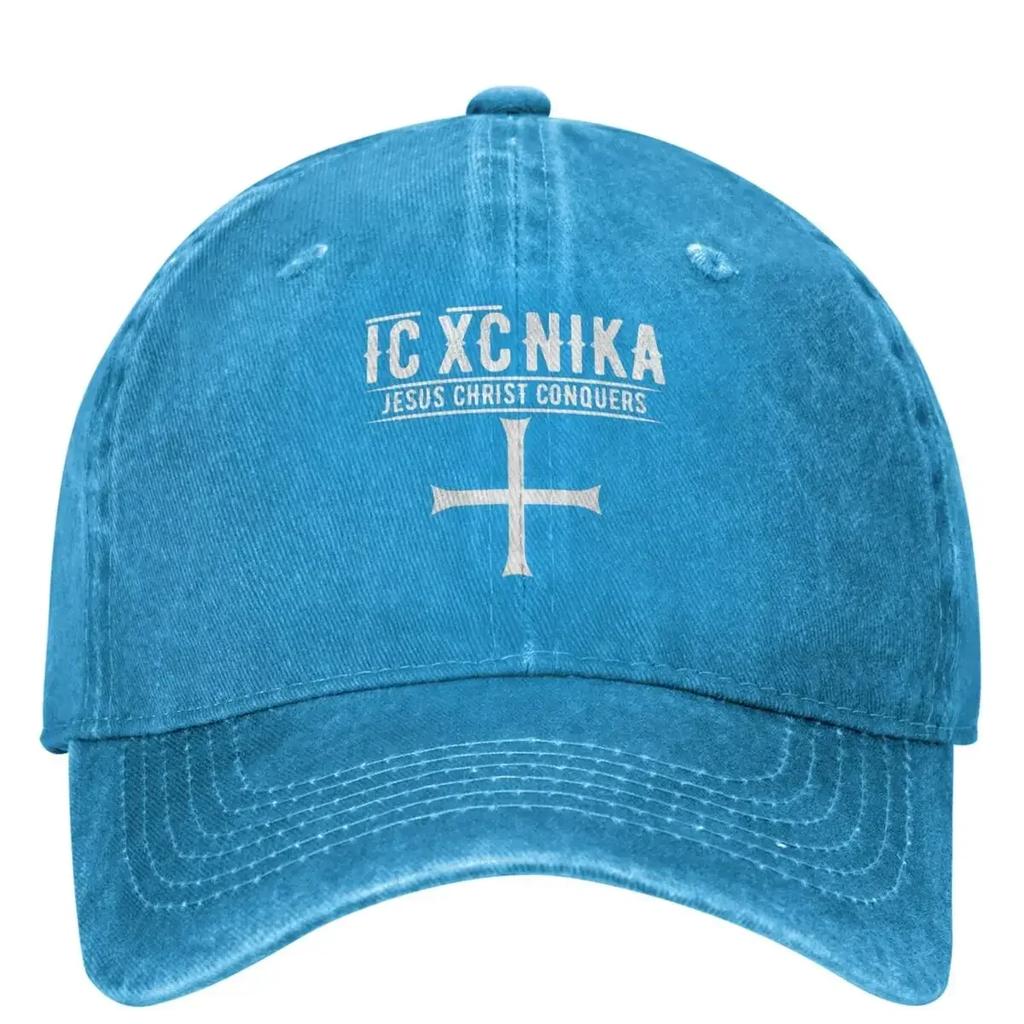 IC XC NIKA JESUS CHRIST CONQUERS Baseball Cap Y2k Retro Couple WoWoUnisex Hip Hop Dad Hats Sunscreen Tennis Skate Baseball Caps Gift