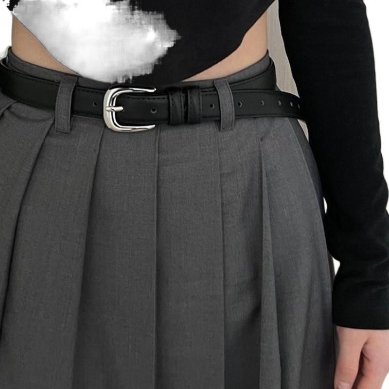 Unique Aesthetic Vintage Inspired Pu Leather Belt For Womens Trendy Fashion