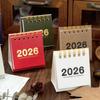 Notebook Calendar 2026 Mini Desk Calendar with Twin Wire Binding for Home Office School Small for Organization