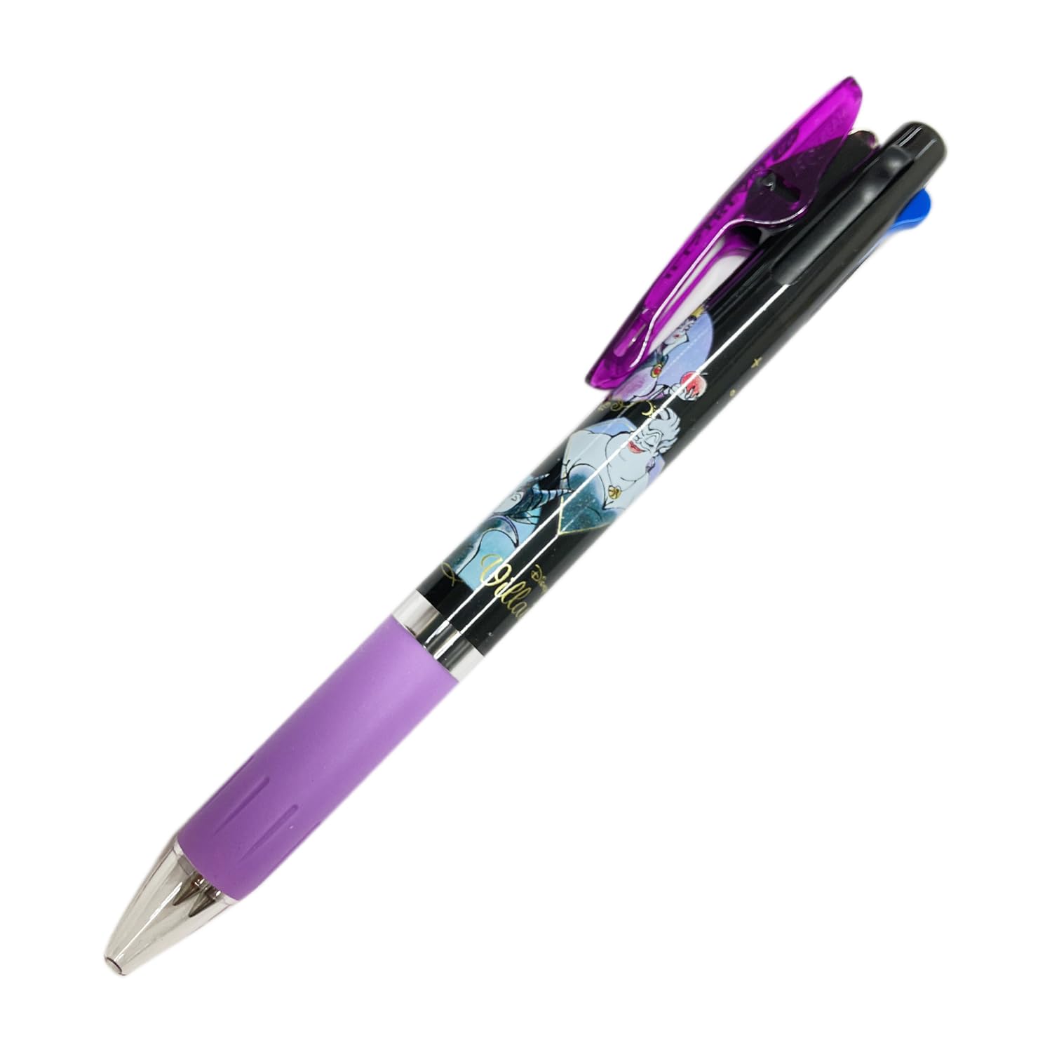 

Kamio Japan Disney Villains Jet Stream 3 Color Ballpoint Pen 302767 Black 0.5mm