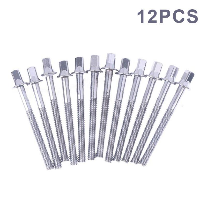 12 Stück Trommelspannschrauben Trommelböckchenschrauben Stark Trommelschraube 5/6mm mit Unterlegscheiben Trommelböckchenschrauben Trommelschrauben für Jazz-Drums Reparatur