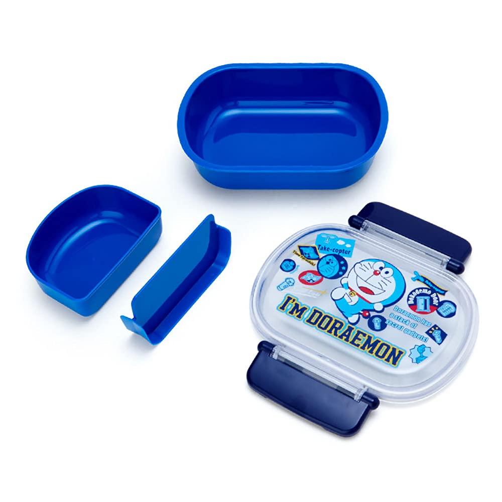 Sanrio Lunch Box for Children 360ml Antibacterial Dishwasher and Dish Dryer Safe Name Sticker Included Made In Japan Doraemon Character 878804 SANRIO