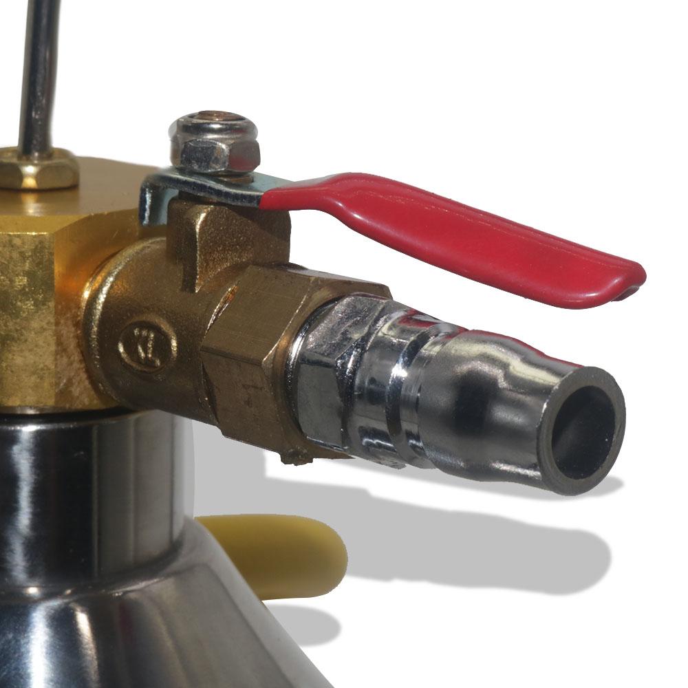 A/C AC Air Conditioner System Flush Canister Gun Kit R134 R12 R22 R410 R404 Set