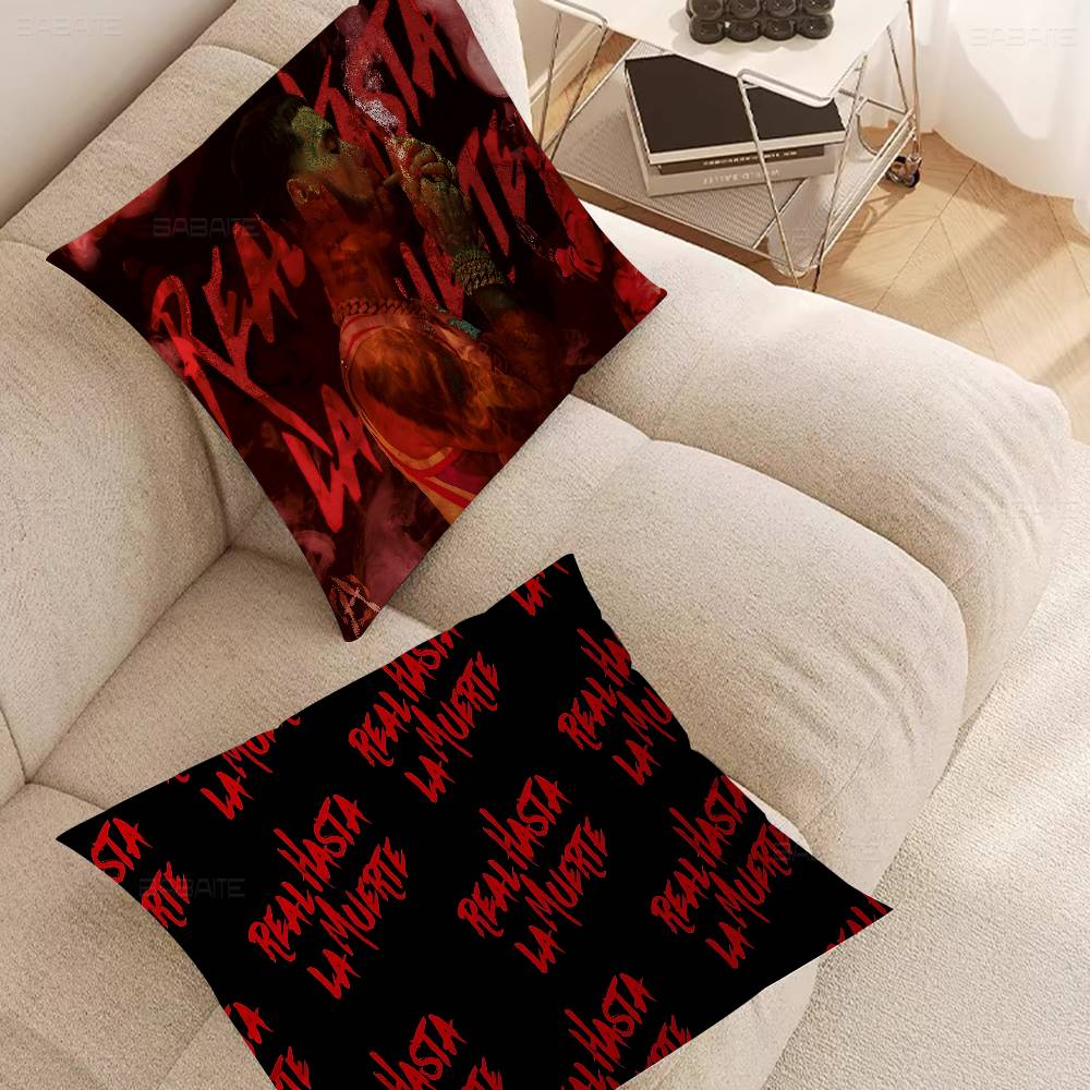 Classic Rapper Anuel AA Music Personalized Picture Text Home Decorative Pillows Household Gifts 45x45cm