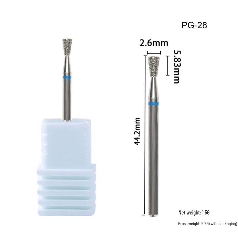 Russischer Diamantschleifer Maniküre-Werkzeug zur Nageloberflächen-Vorbehandlung