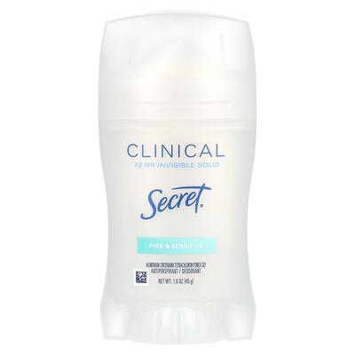 Klinický 72h Neviditeľný Pevný Deodorant, Bez Parfumu & Citlivá Pokožka, 45G(1.6 oz)