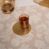 Alma Botanical Branch Handmade Brass Coaster