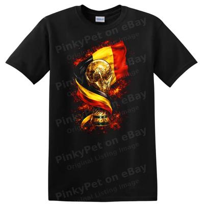 Soccer World Trophy Flag T Shirt for Fans of Football National Teams Tee