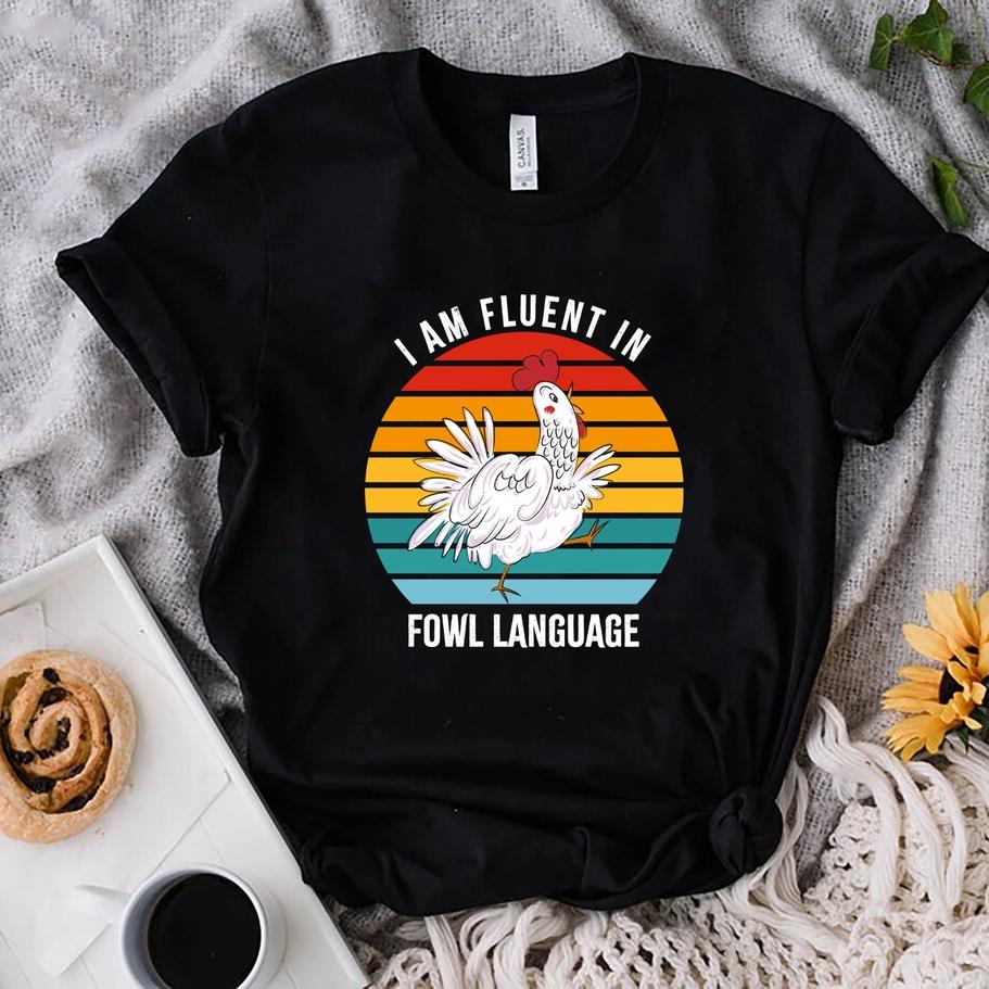 

Funny FCawF Chicken Shirts Sunset Vintage FCAWF Chicken TShirt Sweatshirt Hoodie Black Bird Shirt Chicken Meme Shirt S