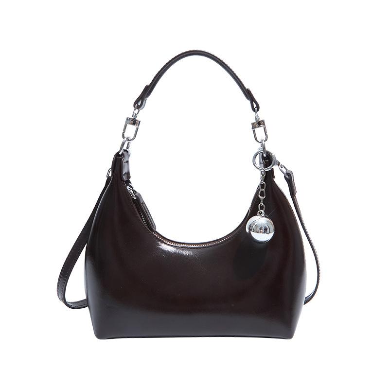 Large-capacity Bag Women's Autumn and Winter Versatile 2025 New Casual Shoulder Messenger Bag Korean Version Popular Commuter Dumpling Bag