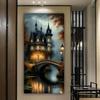 Villa River Arch Bridge Large Size Diamond Painting New Collection Landscape Diy Full Drill Rhinestone Embroidery Mosaic Cross Stitch Kits