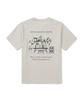 SNOWPEAK APPAREL Cotton Botanic Graphic Short Sleeve T-Shirt (S26Mufts60) Light Beige