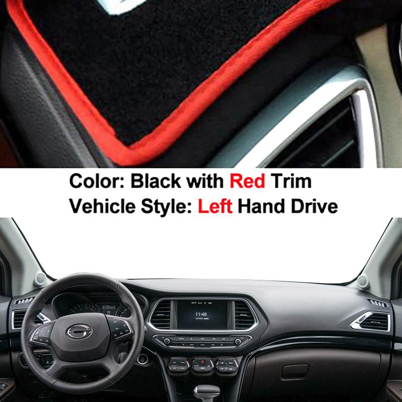 Auto-Armaturenbrettabdeckung für GAC Trumpchi GS4 2015 2016 2017 Mittelkonsolenschutz Teppich Armaturenbrettmatte Sonnenschutz Zubehör