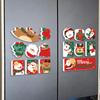 3D Weihnachts-Kühlschrankmagnete: Weihnachtsmann, Baum, Schneemann & Rentier
