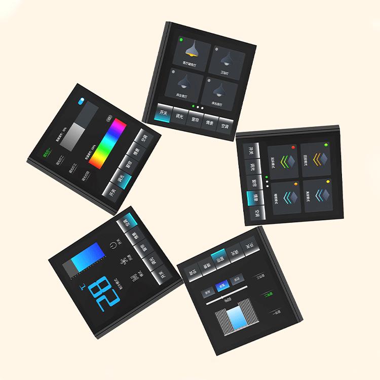 Graffiti TUYA 4-inch Smart Touchscreen with 4-Way Switch & Offline Voice Control