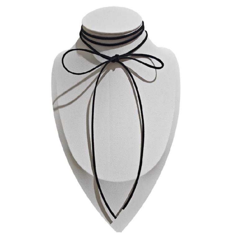 Versatile Choker Necklace with Elegant Bowknot Must Have Fashion Jewelry Accessory for Styles Fashion Individuals