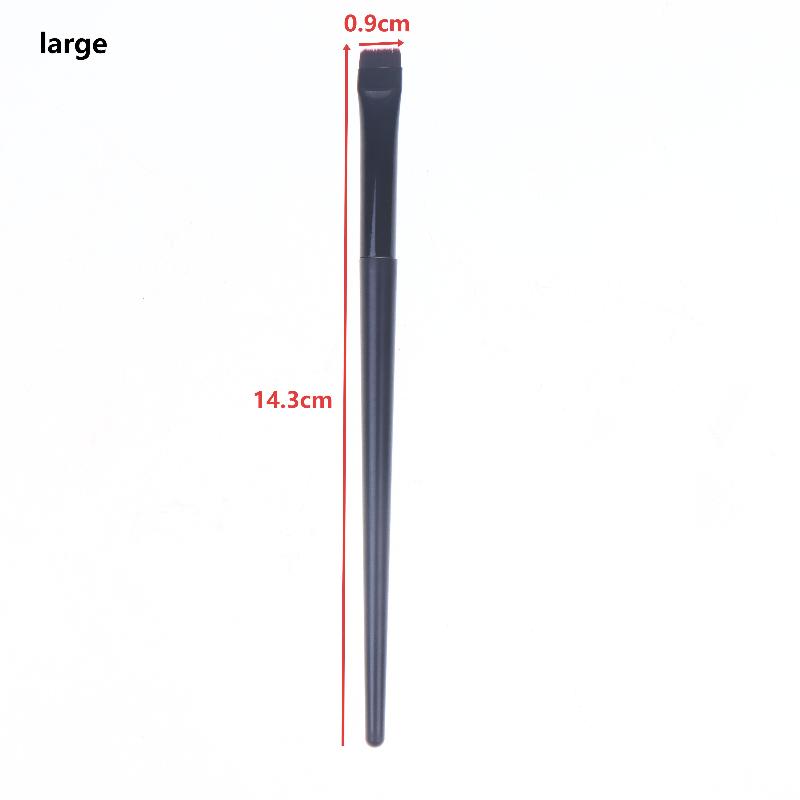 

1 шт. Кисть для химической завивки ресниц с плоской головкой Инструмент для ламинирования и лифтинга ресниц Профессиональная кисть для разделения для наращивания, лифтинга и укладки 0.9cm чёрный