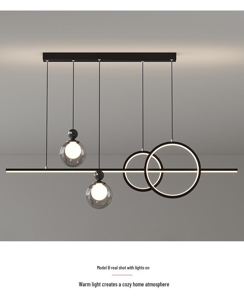 Snow Mountain Restaurant Chandelier - Italian Minimalist Designer Light for Luxury Dining & Bars (2025 Model)