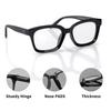 Multifocal Blue Light Blocking Progressive Reading Glasses with  Round-Square Lenses for Presbyopia +1.0 To +3.0