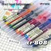 Large Capacity Colored Rollerball Pen - Quick-Drying, Carbon Neutral Ink, Water-Based, Ideal for Signatures and Journaling