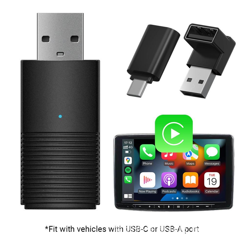 Universal Wireless CarPlay Box Wired to Wireless Module Adapter for All Car Models