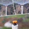 Plastic 4-Point Open-Flow Garden Sprinkler Head for Irrigation and Misting