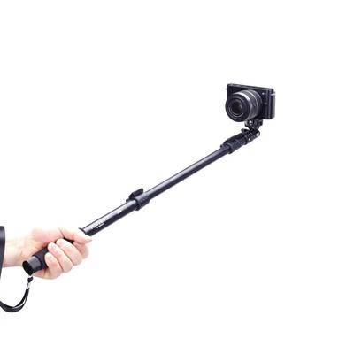 YUNTENG Perche à selfie extensible portable en alliage d'aluminium avec vis de 1/4"