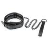 Black Leather Bdsm Bondage Set 3pcs Restraints Collars Ankle Cuff Handcuffs For Sex Bondage Set Sex Toys For Women