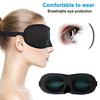 RKPM Sleep Mask - Lightweight & Comfortable Super Soft Adjustable 3D Contoured Eye Masks for Sleeping, Travel, Shift Work, Naps, Night Blindfold E