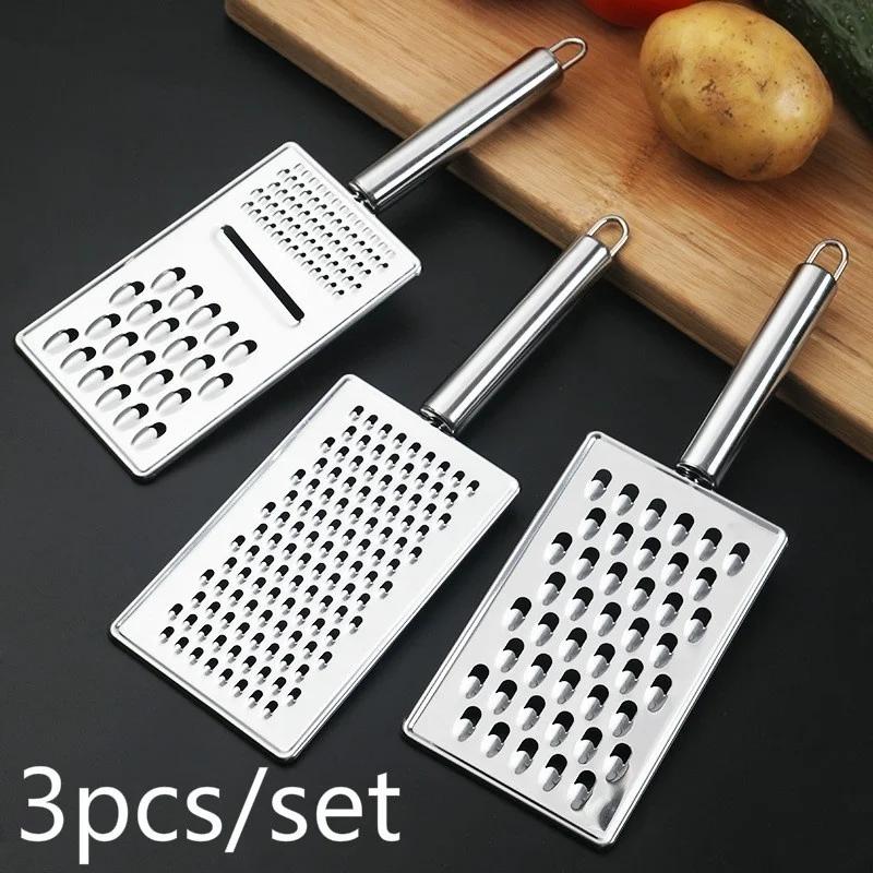 New 3pcs/set  Safty Kitchen Tools Vegetable Fruit Slicers Peelers Grater Shredder Cutter