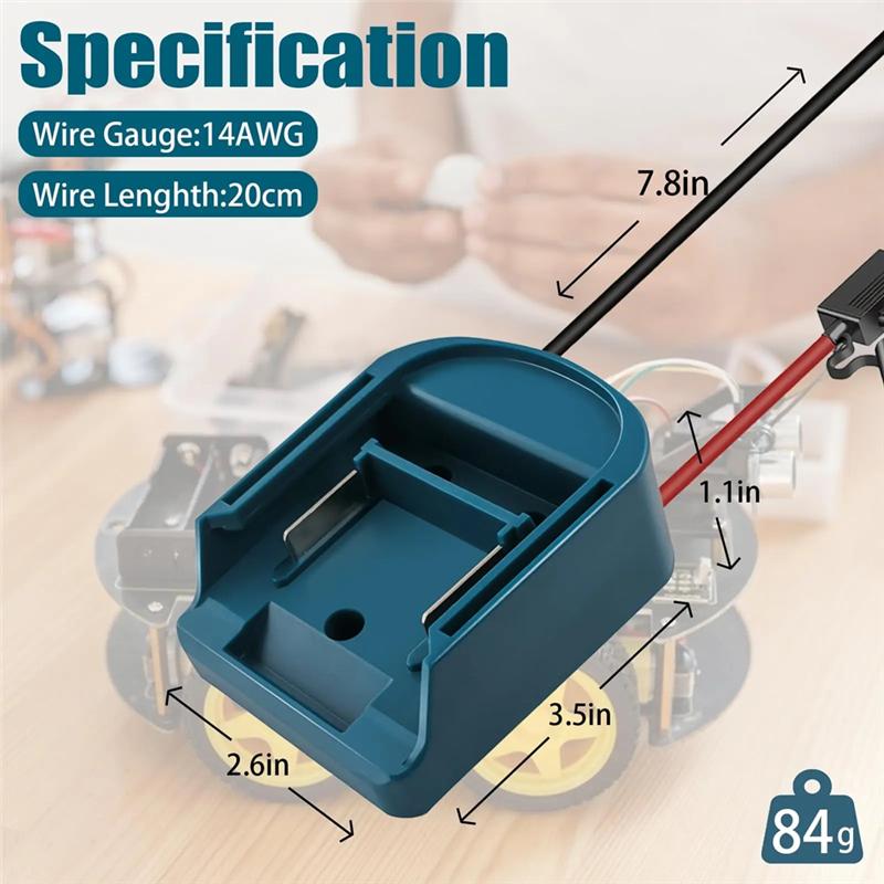 A58Z For MT 14V/18V Compatible External Battery Adapter Converter Electric Extension For DIY Power Tool Box Accessories K