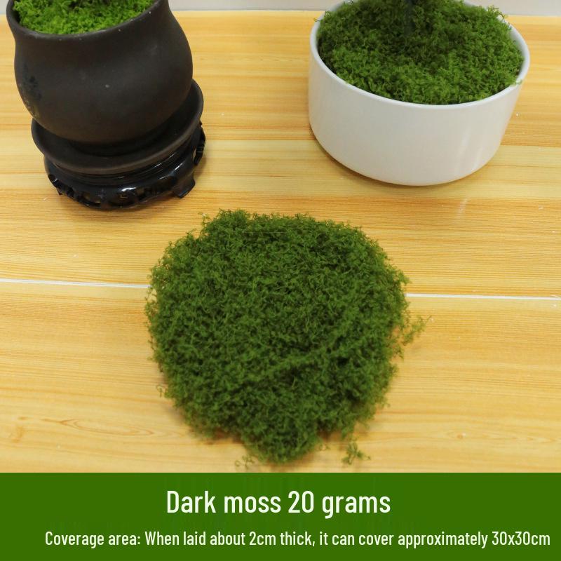 Artificial Moss Silk Grass Lawn for Landscaping and Decoration
