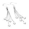 Cercei Dama Heart Multi-Layer Cute Earrings Lovely Feeling Theme Silver Jewelry for Women