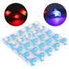 25Pcs Flash LED Light Dolphin Shape Badge Shine Pin Christmas and Halloween Gifts